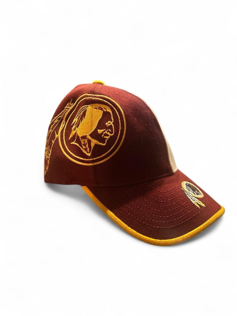 Rare Vintage Discontinued Reebok Washington Redskins Big Logo Strap back Hat NFL